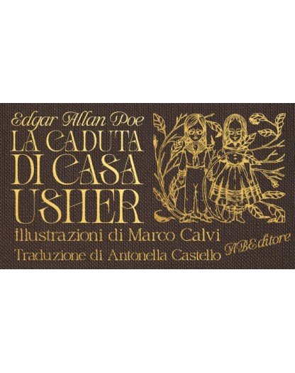 La caduta di Casa Usher  - copertina marrone - ABEditore