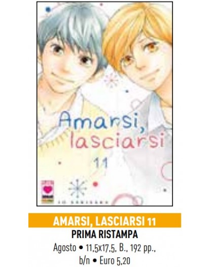 Amarsi, Lasciarsi 11 – Prima Ristampa – Panini Comics – Italiano