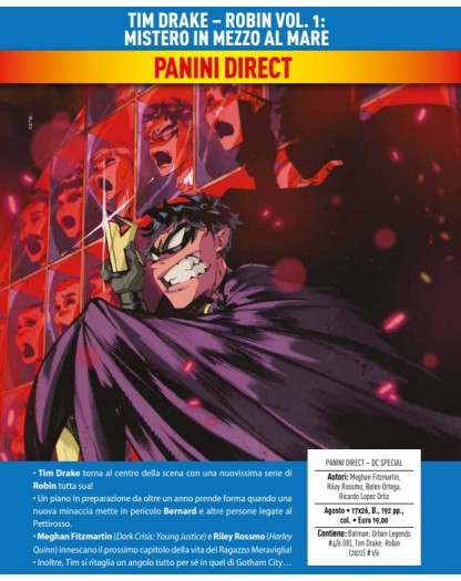 Tim Drake – Robin Vol. 1 – Mistero in Mezzo al Mare – DC Comics Special – Panini Comics – Italiano