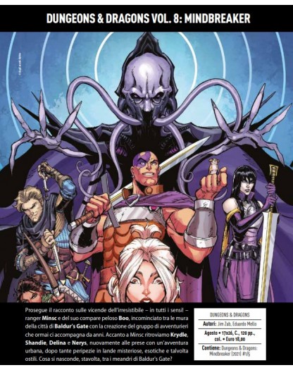 Dungeons & Dragons Vol. 8 – Mindbreaker – Panini Comics – Italiano
