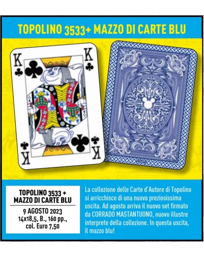 Topolino – Supertopolino 3533 + Mazzo di Carte Blu – Panini Comics – Italiano