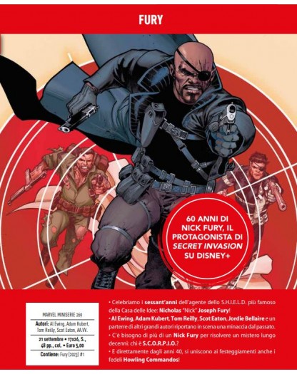 Fury Volume Unico – Marvel Miniserie 269 – Panini Comics – Italiano