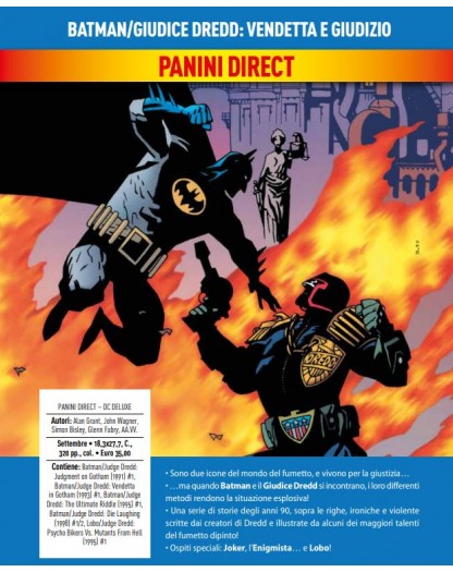 Batman / Giudice Dredd – Vendetta e Giudizio – Volume Unico – DC Deluxe – Panini Comics – Italiano