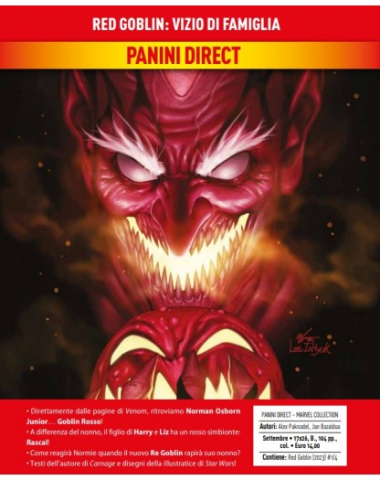 Red Goblin – Vizio di Famiglia Volume Unico – Marvel Collection – Panini Comics – Italiano