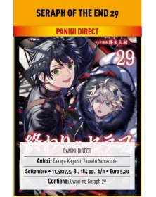 Seraph of the End 29 – Panini Comics – Italiano