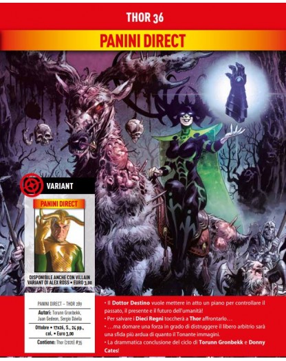Thor 36 (289) – Panini Comics – Italiano