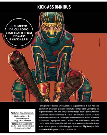Kick-Ass Omnibus – Volume Unico – Nuova Edizione – Panini Comics – Italiano