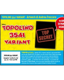 Topolino 3541 – Variant Andrea Freccero – Panini Comics – Italiano