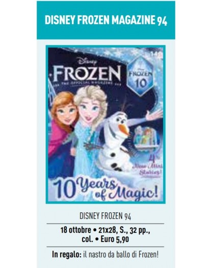 Disney Frozen – La Rivista Ufficiale 94 – Panini Comics – Italiano