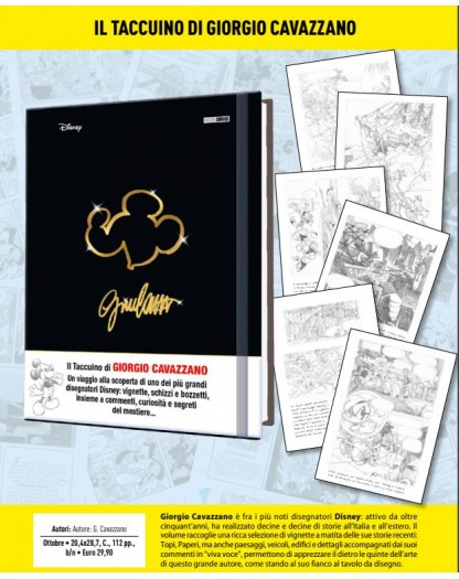 Il Taccuino di Giorgio Cavazzano Volume Unico – Panini Comics – Italiano