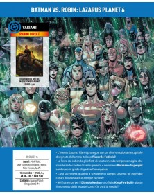 Batman Vs. Robin – Lazarus Planet 6 – DC Select 15 – Panini Comics – Italiano
