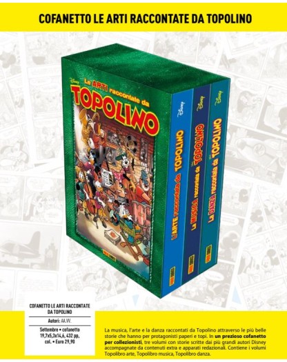 Le Arti Raccontate da Topolino Cofanetto Completo – Panini Comics – Italiano