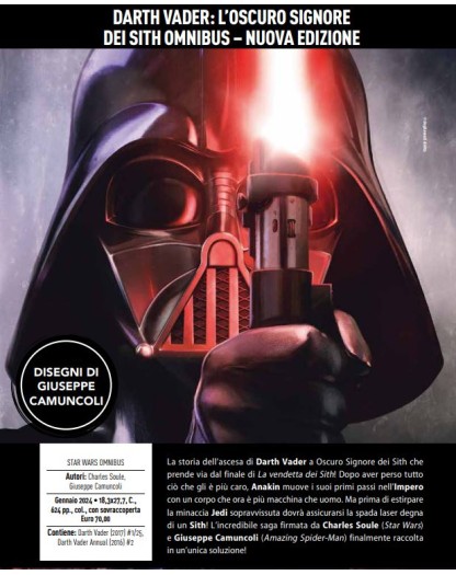 Darth Vader – L’Oscuro Signore dei Sith – Nuova Edizione – Star Wars Omnibus – Panini Comics – Italiano