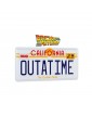 Targa Auto - Back to the Future Metal Sign ' Outatime' De Lorean License Plate