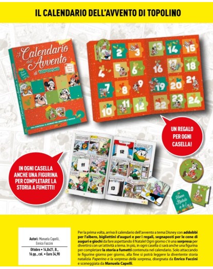 Il Calendario dell’Avvento di Topolino – Panini Comics – Italiano