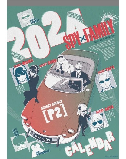 Spy x Family Calendario 2024 – Panini Comics – Italiano