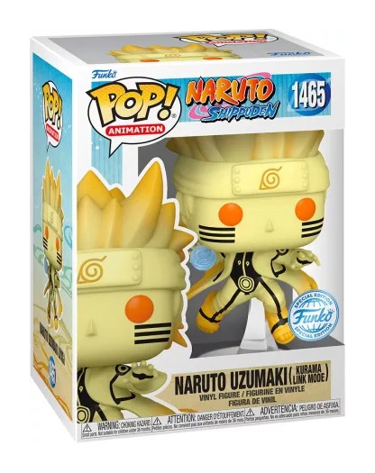 Funko Pop Animation  - Naruto Uzumaki (Kurama Link Mode) - Naruto Shippuden (Special Edition)