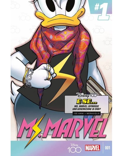 Amazing Spider-Man 32 – Variant Disney100 Giada Perissinotto Ms. Marvel – L’Uomo Ragno 832 – Panini Comics – Italiano