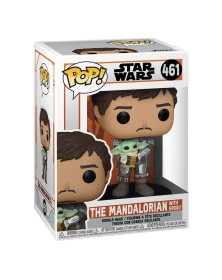 FUNKO POP! The mandalorian with Grogu 461 - STAR WARS