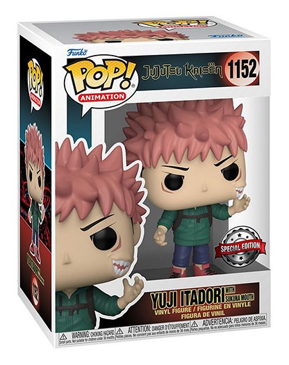 Funko Pop! - Yuji Itadori with Sukuna Mouth - Jujutsu Kaisen (Special Edition) - Figure 1152