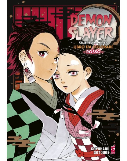 Demon Slayer – Kimetsu No Yaiba – Libro da Colorare 1 – Rosso – Edizioni Star Comics – Italiano