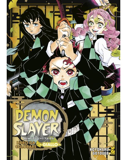 Demon Slayer – Kimetsu No Yaiba – Libro da Colorare 5 – Giallo – Edizioni Star Comics – Italiano
