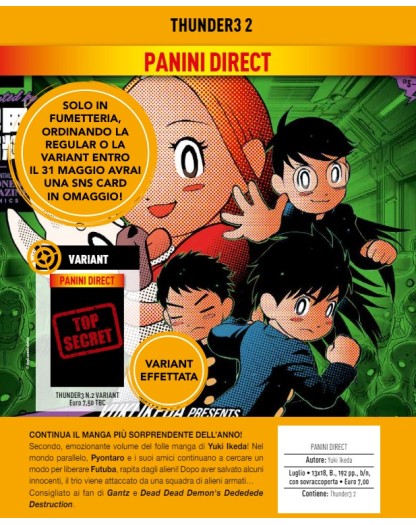 Thunder3 2 – Variant – Panini Comics – Italiano