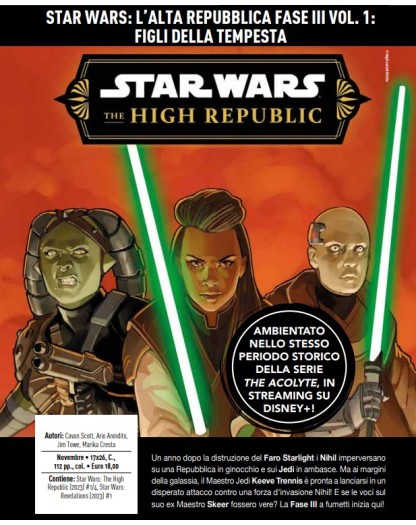 Star Wars – L’Alta Repubblica – Fase III Vol. 1 – Figli della Tempesta – Panini Comics – Italiano
