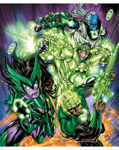 Il Corpo delle Lanterne Verdi Vol.5 –La Rivolta delle Lanterne Alfa – DC Comics Maxiserie – Panini Comics – Italiano