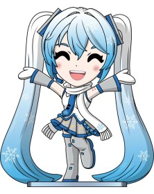 Hatsune Miku Vinyl Figure Snow Miku 11 cm