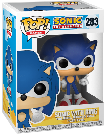 Pop! Games - Sonic with Ring - Figure 283