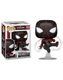 Funko Pop! - Spider-Man Miles Morales Advanced Tech Suit -  Spider-Man con testa oscillante - Figure 772