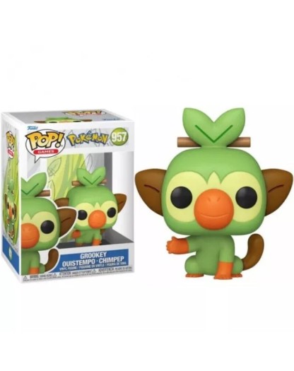 funko pop games pokemon grookey 957 vinyl figure