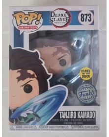 Funko POP - Demon Slayer - Tanjiro Kamado With Dragon Special Edition POP - Glows in the Dark - Figure  873