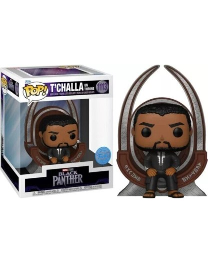 Funko Pop! - Black Panther - T'Challa on Throne - Special Edition - Figure 1113