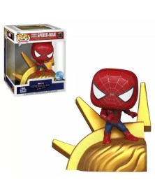 Funko Pop! - Deluxe - Spider-Man Marvel  - Spider-Man con testa oscillante - Figure 1183