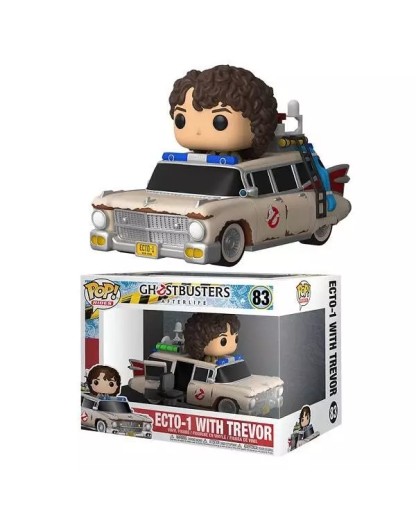 funko pop rides ghostbusters ecto 1 with trevor