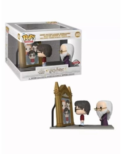 Funko POP! Harry Potter - Harry Potter & Albus Dumbledore with the Mirror of Erised - 15CM - Special Edition - Figure 145