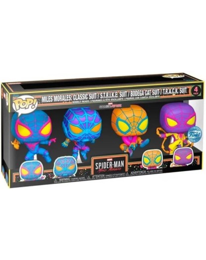 Funko Pop! Marvel Spider-Man (Miles Morales) GameVerse [4-Pack] - Miles Morales