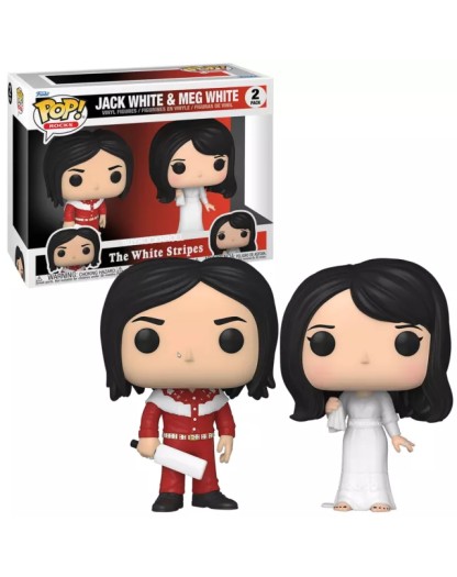 Funko Pop! The White Stripes - Jack White & Meg White - 2 Pack