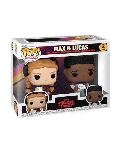 Funko Pop! Stranger Things - Max & Lucas  - 2 Pack