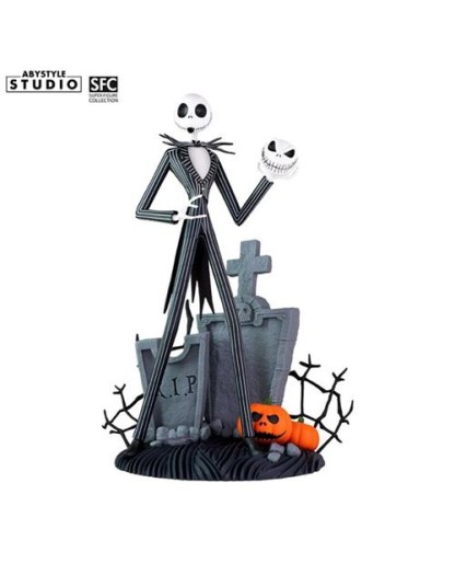Nightmare Before Christmas - Super Figure Collection - Jack con volto spaventose e sorridente - Abystile