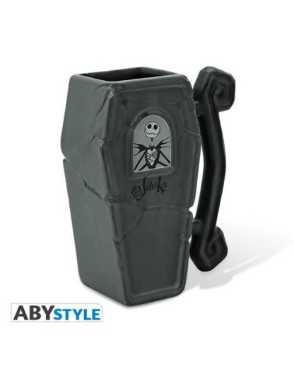 Tazza  - Nightmare Before Christams - Tazza  3D 460ML  - Jack Coffin - Abystile