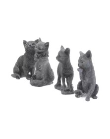 Figurine Lucky Black Cats 9cm