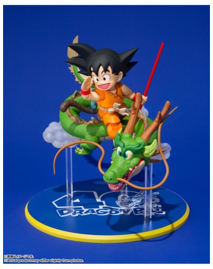 Bandai S.H. Figuarts Dragon Ball Son Goku & Dragon 40th Anniversary Edition + Rivista V-Jump + Card GRADATA PSA