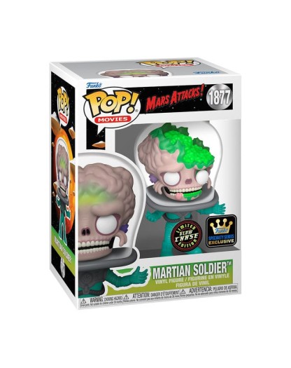 Funko Pop! - Mars Attacks! - Martian Soldier - Chase - Figure 1877