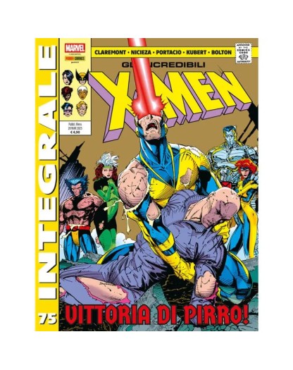 Gli Incredibili X-Men di Chris Claremont 75 – Marvel Integrale – Panini Comics – Italiano