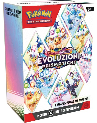 GCC Pokémon: confezione di buste dell’espansione Scarlatto e Violetto - Evoluzioni Prismatiche