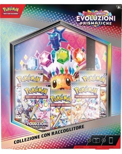 POKEMON - Evoluzioni Prismatiche - Collezione con Album Raccoglitore Binder ITA