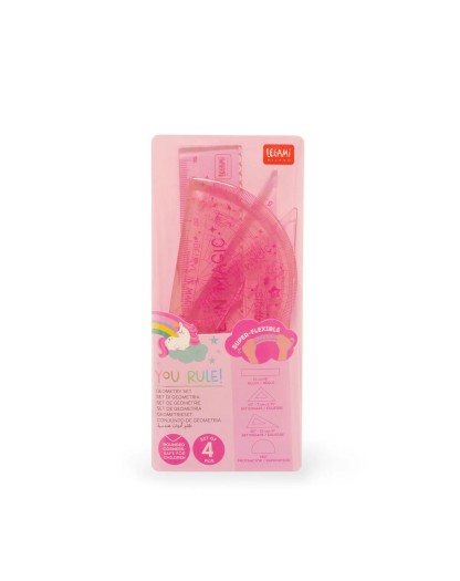 Set di Geometria - You Rule!  - Unicorno - Legami